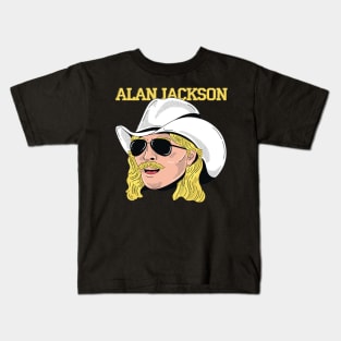 alan jackson art visual Kids T-Shirt